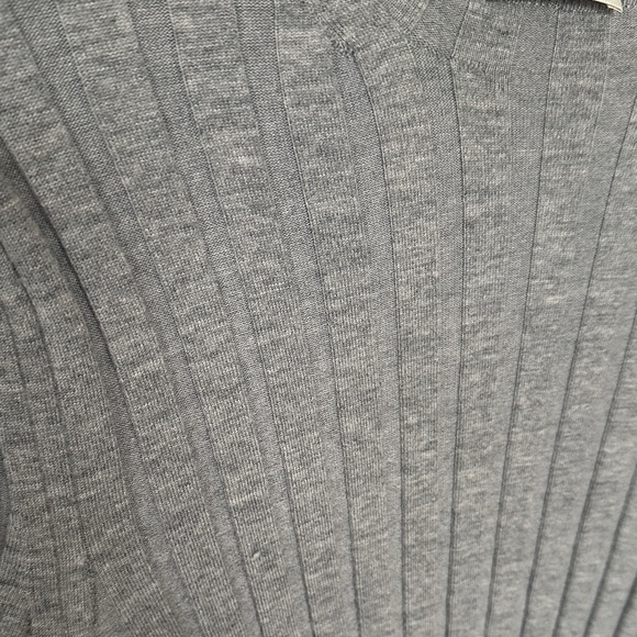 Acne Studios Light Gray Ribbed Crew Neck Sweater - Picture 8 of 10